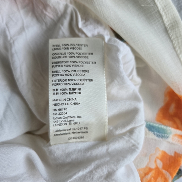 Floral Orange and Green Dress - Picture 7 of 7